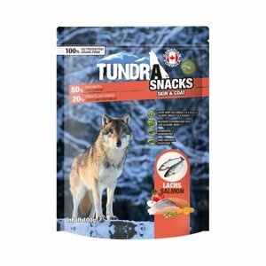 Tundra Dog Snack Skin & Coat losos 3 × 100 g
