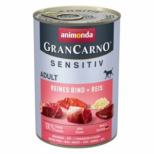 Animonda GranCarno Adult Sensitiv čisté hovězí maso + rýže 6x400g