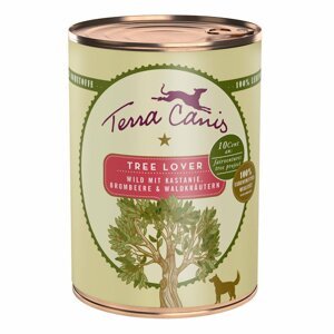 Terra Canis Tree Lover zvěřina s jedlými kaštany, ostružinami a lesními bylinami 12× 400 g