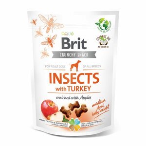 Brit Crunchy Cracker - hmyz, krocaní maso a jablka 3 × 200 g