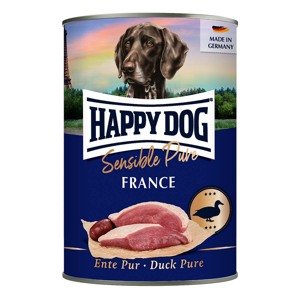 Happy Dog Pur čisté kachní maso 6 × 400 g 5 + 1 zdarma