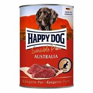 Happy Dog Pur s čistým klokaním masem 6 × 400 g 5 + 1 zdarma