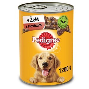 Pedigree Adult konzerva hovězí v želé 1200 g