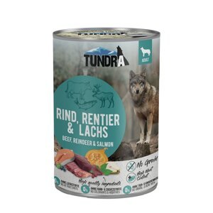 Tundra Dog hovězí, sobí a losos 6 × 400 g