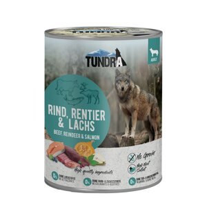 Tundra Dog hovězí, sobí a losos 12 × 800 g