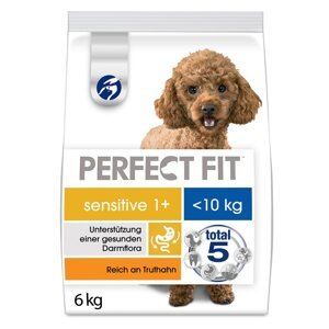 PERFECT FIT Sensitive Adult 1+ pro malé psy, krocan 6kg