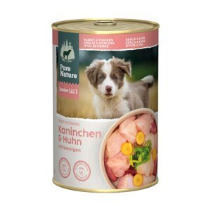 Pure Nature JUNIOR králík a kuře s mořskými řasami 400g