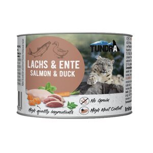 Tundra Cat losos a kachna 6× 200 g