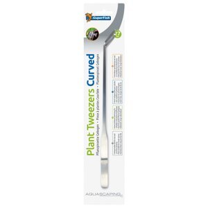 SuperFish Nerezová rostlinná pinzeta ohnutá 27cm