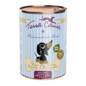 Terra Canis štěně kuře s dýní, heřmánkem & rajčetem 6x400 g
