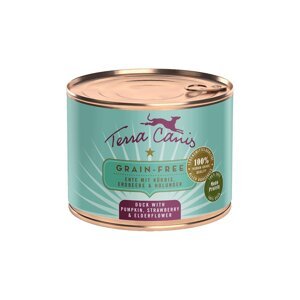 Terra Canis bez obilovin kachna, dýně, jahoda & bezinky 12x200 g