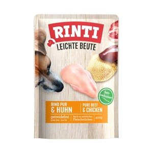 Rinti Lehká Kořist Hovězí Pur + Kuře 10x400g