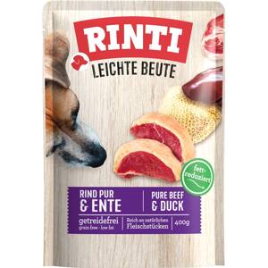 Rinti Lehká kořist Hovězí maso čisté + Kachna 10x400g