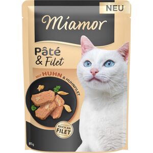 Miamor Pate & Filet s kuřetem 10x85 g