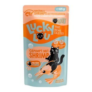 Lucky Lou Adult Drůbež & Krevety 16x125 g