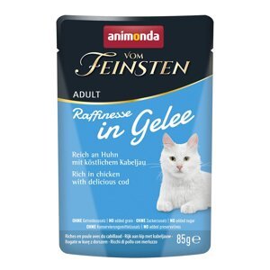 animonda vom Feinsten Raffinesse želé kuře a treska 24x85 g