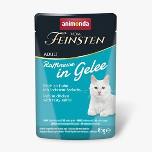 animonda vom Feinsten Raffinesse želé kuře a treska 24x85 g