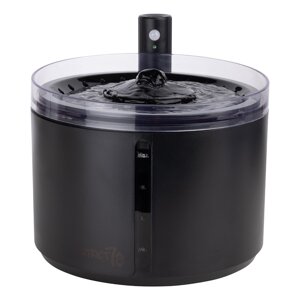district 70 wireless pet fountain flow Černá