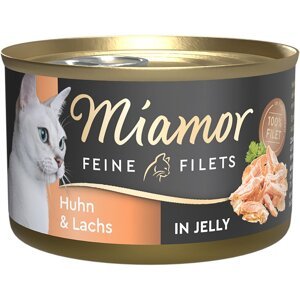 Miamor jemné filety v želé kuře & losos 24x100 g