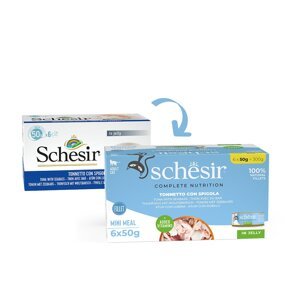 Schesir cat complete tuňák s mořským vlkem želé 6x50 g