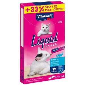 Vitakraft Cat liquid Snack losos 6 Stück + 2 gratis