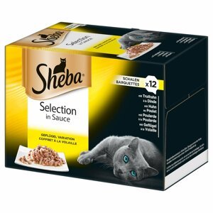 Sheba Selection v omáčce, v mističce multipack 12 × 85 g