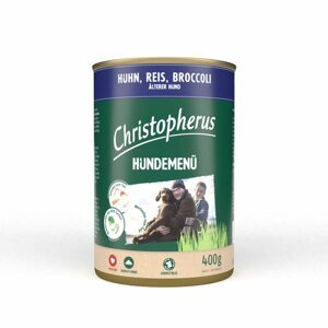 Christopherus Senior krmivo pro psy kuřecí s rýží a brokolicí 400 g