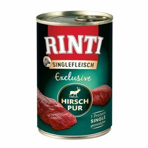 RINTI Singlefleisch Exclusive čisté jelení maso 12 × 400 g