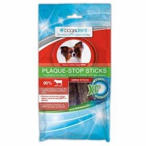bogadent PLAQUE-STOP STICKS MINI pamlsky pro psy 6 × 100 g