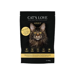 CAT'S LOVE granule Adult drůbeží 400 g