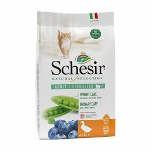 Schesir Cat Natural Selection Sterilized kachna 2 × 4,5 kg