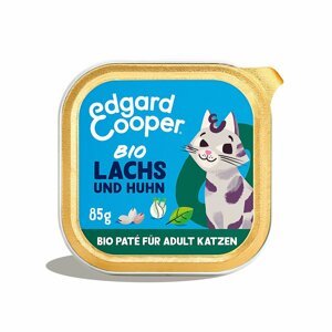 Edgard & Cooper Paté bio losos a bio kuře 16× 85 g
