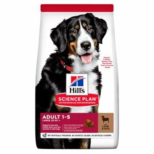 Hill's Science Plan Large Breed Adult krmivo pro psy, jehněčí maso s rýží, 14 kg
