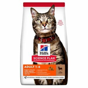 Hill's Science Plan Adult pro kočky, jehněčí s rýží, 10 kg