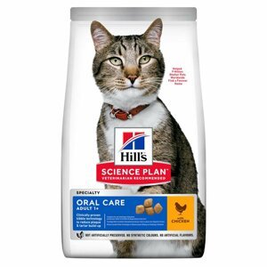 Hill's Science Plan Oral Care Adult krmivo pro kočky, kuře, 7 kg