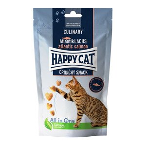 Happy Cat Culinary Crunchy Snack atlantský losos 5 × 70 g