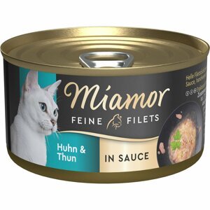 Miamor jemné filety v omáčce, kuře s tuňákem 24 × 85 g