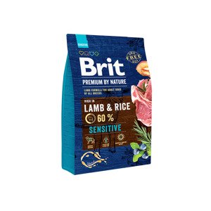 Brit Premium by Nature Sensitive jehněčí s rýží 3 kg