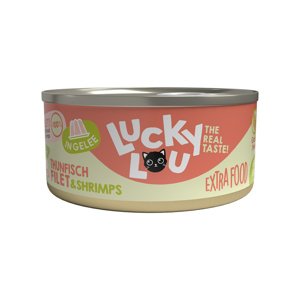 Lucky Lou Extrafood tuňák a krevety v želé 18 × 70 g