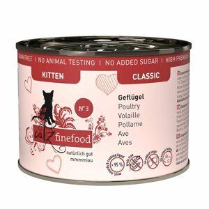 catz finefood Kitten No. 3 drůbeží 24 × 200 g