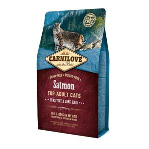 Carnilove Cat Adult – losos / Sensitive & Long Hair 2 kg
