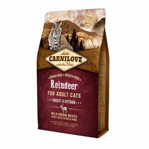Carnilove Cat Adult – Reindeer / Energy & Outdoor 2 kg