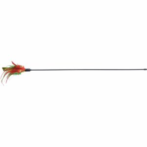 Trixie Xmas tyč na hraní s pírky, 50 cm