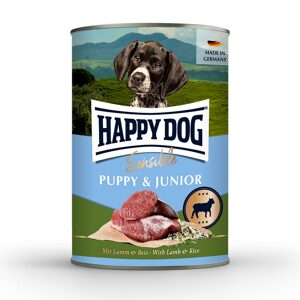 Happy Dog Sensible Puppy jehněčí a rýže, konzerva 6 × 400 g