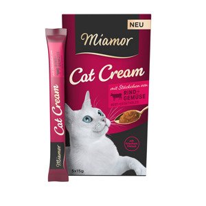 Miamor Cat krém s hovězím a zeleninou 20 × 15 g